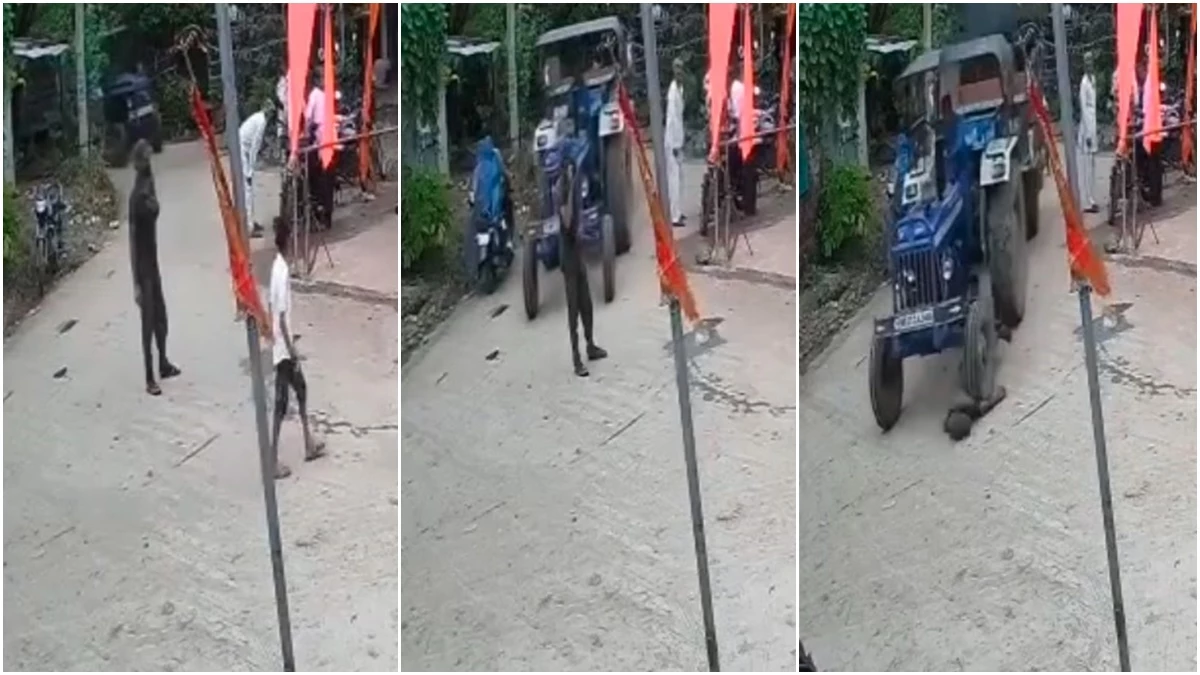 सिर के ऊपर से गुजर गया था ट्रैक्टर का पहिया, फिर उठ खड़ा हुआ युवक तो चौंक गए लोग