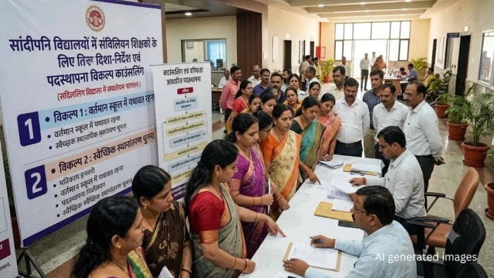 सांदीपनि स्कूलों में मर्ज हुए शिक्षकों के लिए DPI की गाइडलाइन जारी, पदस्थापना के मिलेंगे 2 विकल्प