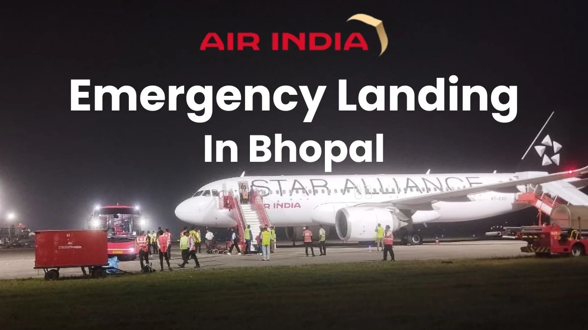 Air India की दिल्ली-बैंगलोर फ्लाइट में अचानक दिखा धुआं, भोपाल में हुई इमरजेंसी लैडिंग