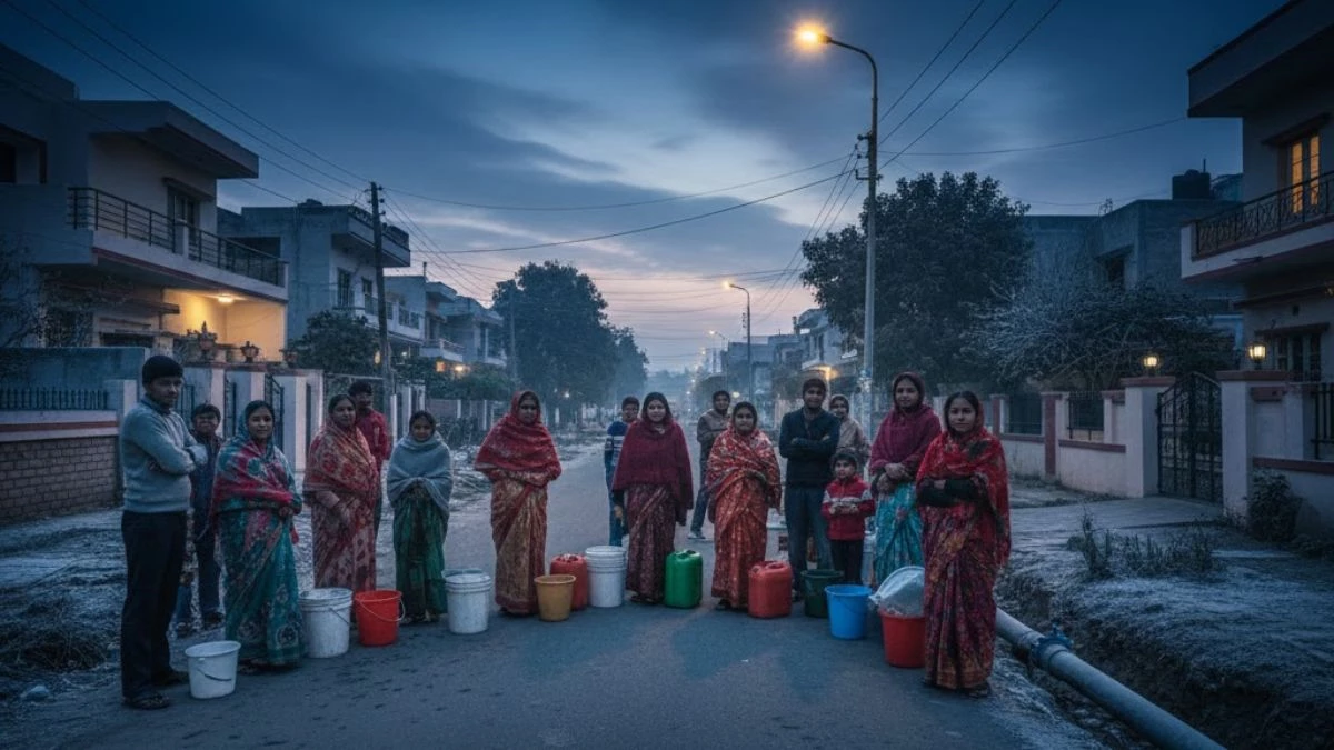 कड़ाके की ठंड में प्यासा रहा कोलार, बिजली कंपनी के मेंटेनेंस ने छीना 3 लाख लोगों का चैन
