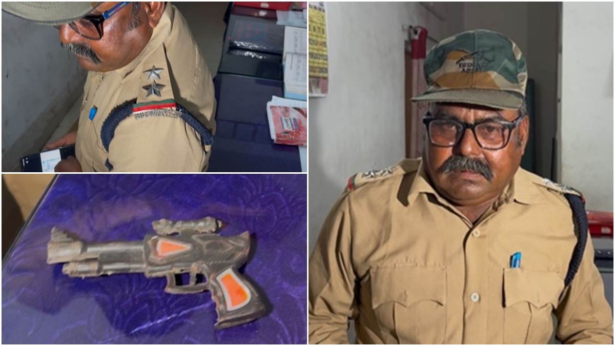 नकली वर्दी और नकली बंदूक, लेकिन रौब असली पुलिस जैसा... पकड़ में आया बहरूपिया