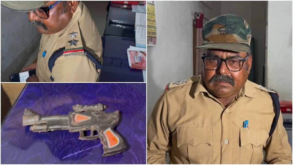नकली वर्दी और नकली बंदूक, लेकिन रौब असली पुलिस जैसा... पकड़ में आया बहरूपिया