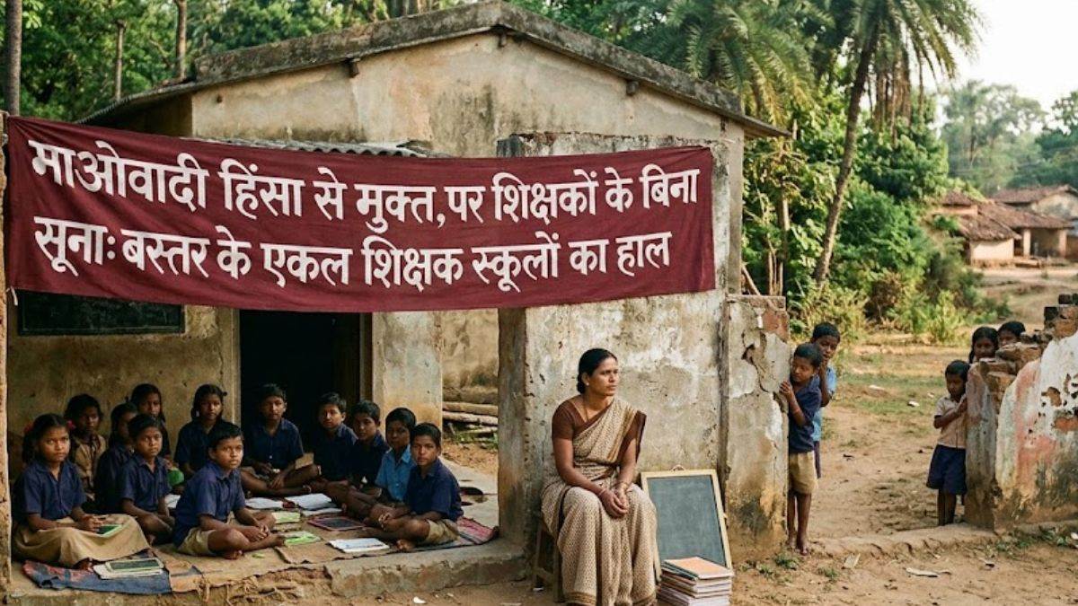 माओवादी से मुक्ति के बाद बस्तर में शिक्षा संकट, हजारों स्कूल एकल शिक्षक के भरोसे, 43 हजार पद खाली