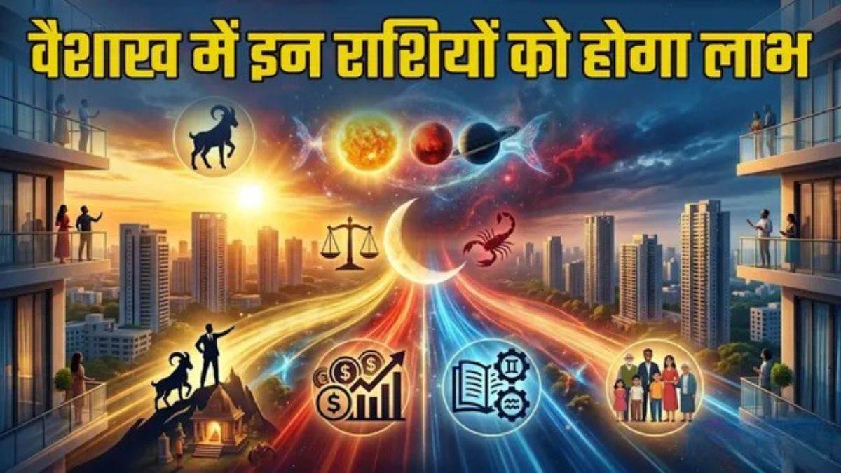 भगवान विष्णु के प्रिय वैशाख में इन 4 राशियों की पलटेगी किस्मत, खुलेंगे तरक्की के द्वार और धन लाभ के योग