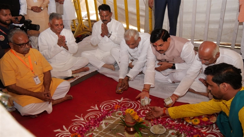 आरएसएस के पहले आवासीय ‘ऋषि गालव विश्वविद्यालय’ का ग्वालियर में भूमिपूजन, सीएम समेत कई मंत्री बने साक्षी; तीन साल में बनाने का लक्ष्य