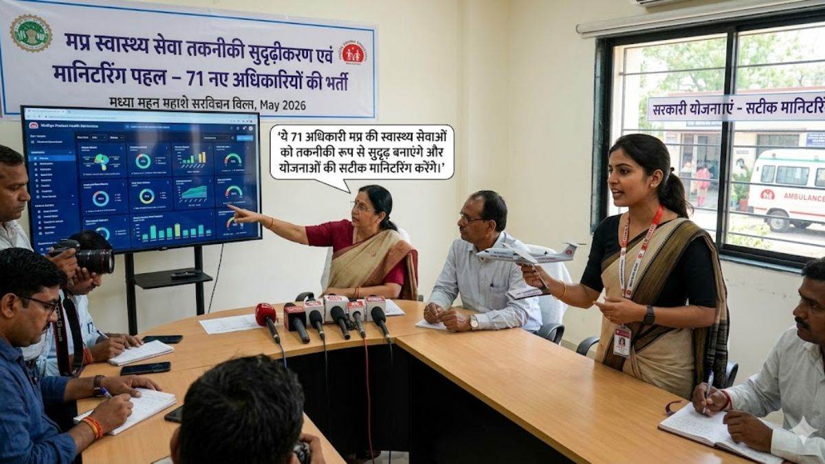 MP में स्वास्थ्य विभाग में 71 नए अधिकारियों की भर्ती, जमीनी हकीकत का डेटा से होगा मिलान