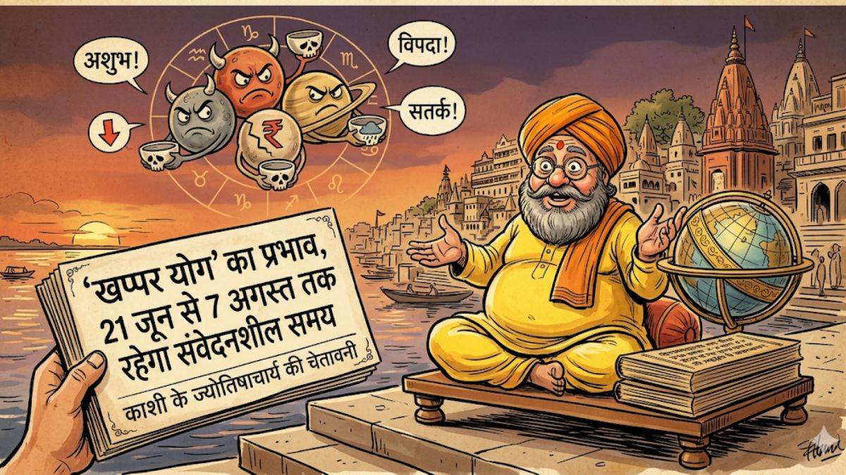 ‘खप्पर योग’ का प्रभावः काशी के ज्योतिषाचार्य की चेतावनी, आने वाला समय अत्यंत संवेदनशील और परिवर्तनकारी