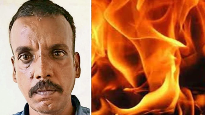 पिटाई से नाराज रिटायर्ड फौजी ने पड़ोसी की कार में लगाई आग