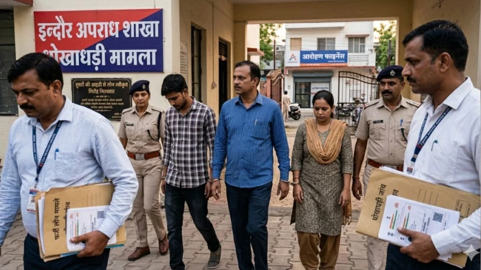 इंदौर में दूसरों की आईडी पर फर्जी लोन लेने वाले गिरोह का भंडाफोड़, महिला समेत 3 गिरफ्तार