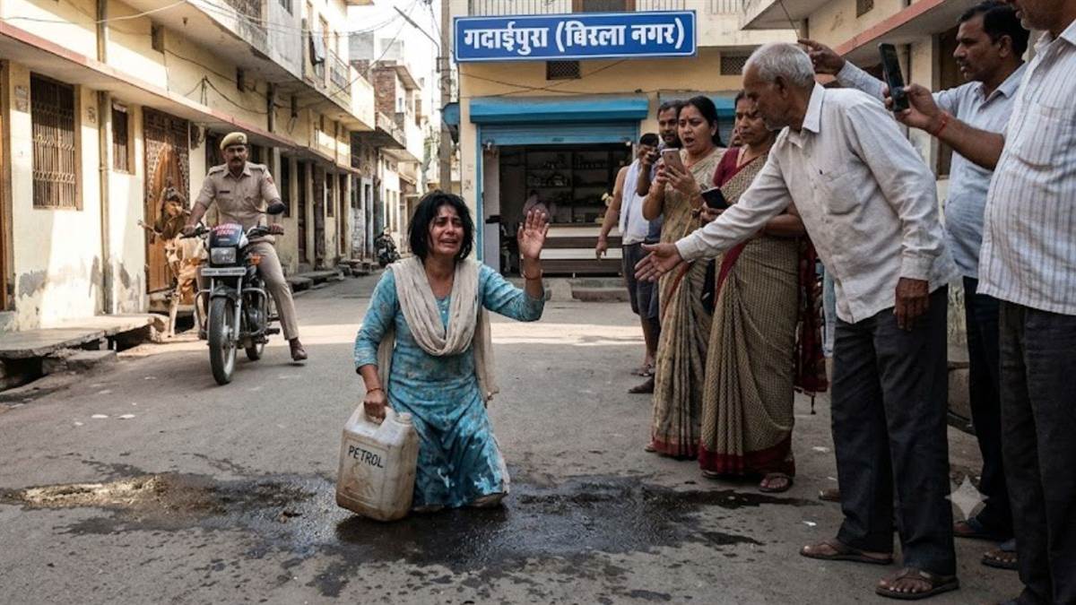 ग्वालियर ब्रेकिंग: मकान पर अवैध कब्जे से आहत युवती ने खुद पर पेट्रोल छिड़ककर किया आत्मदाह का प्रयास, वीडियो वायरल