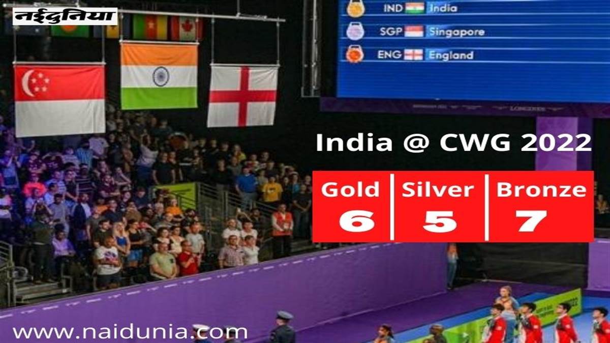 India at CWG 2022 5 और मेडल के साथ भारत के खाते में कुल 18 पदक, देखिए