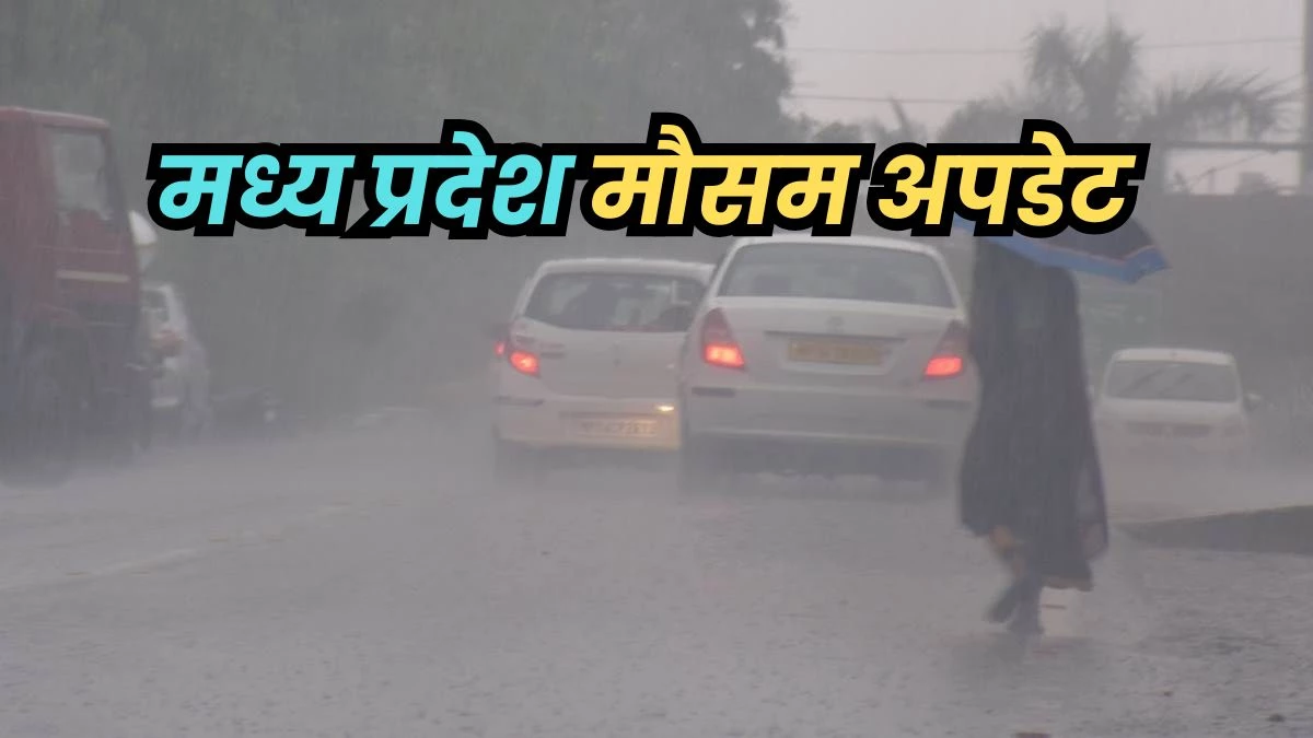 MP Weather Update: मध्य प्रदेश में एक्टिव हैं 5 वेदर सिस्टम, 14 जिलों में आज और कल बारिश के आसार