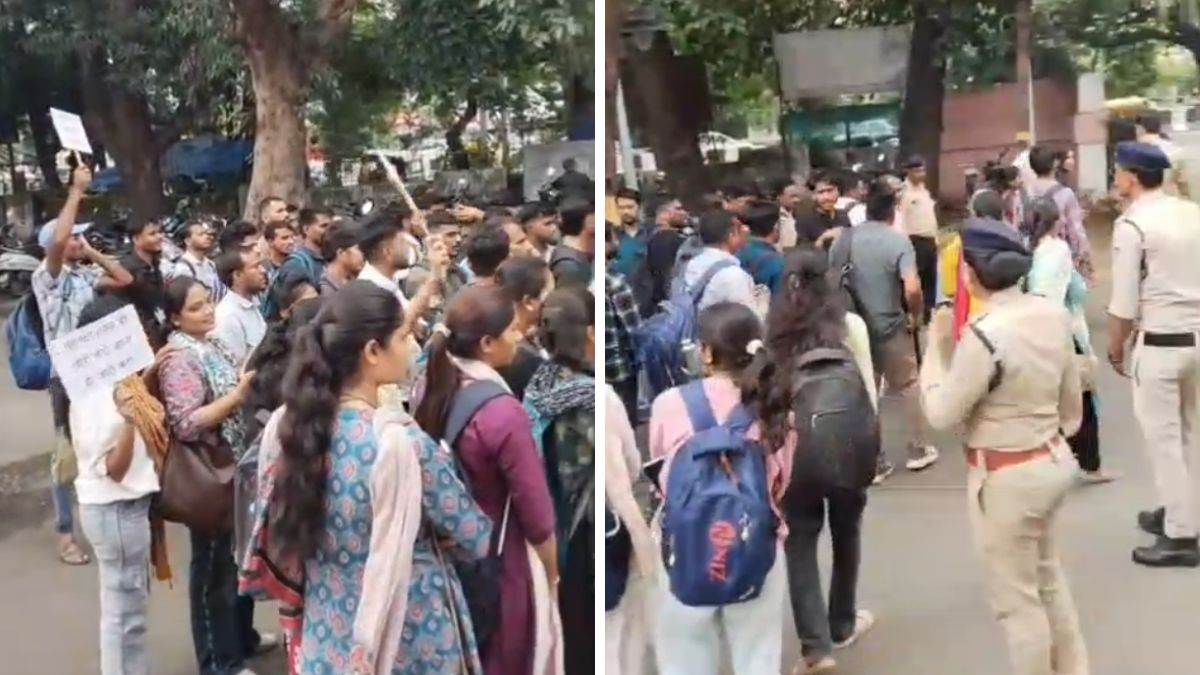 MPBSE परिसर में 300 अभ्यर्थियों का प्रदर्शन, D.El.Ed रिजल्ट जारी करने की मांग तेज