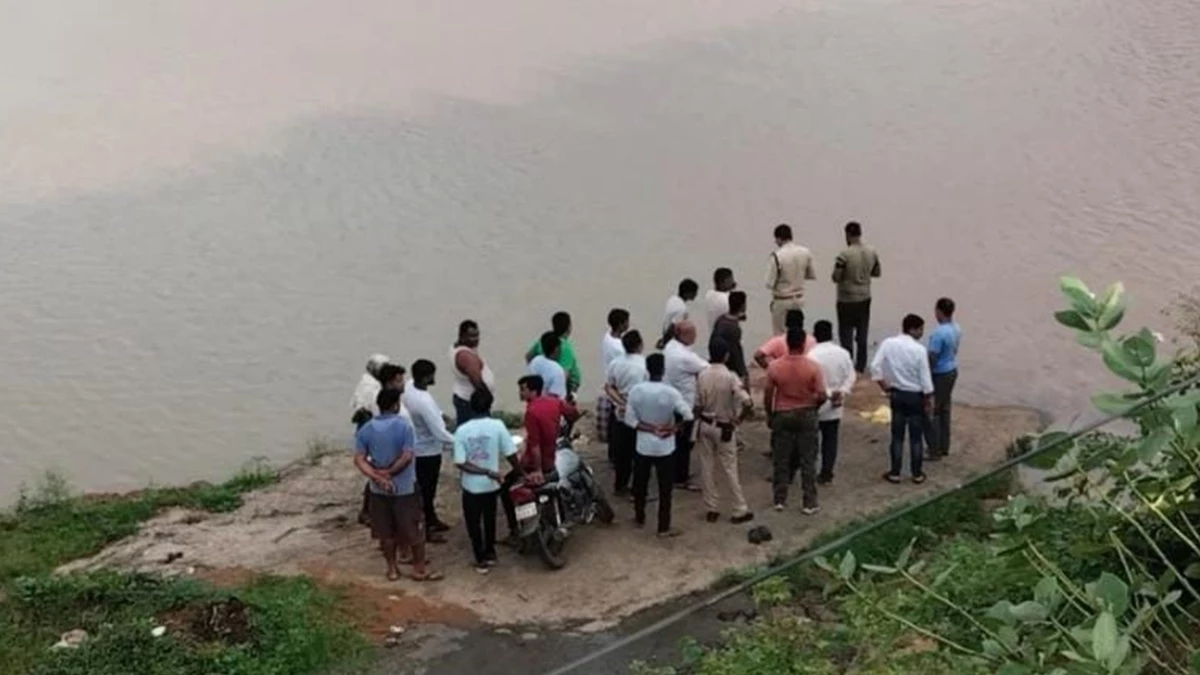 Itarsi में पांच वर्षीय नाती के साथ बुजुर्ग नदी में डूबा, घाट पर मिले कपड़े और चप्पल