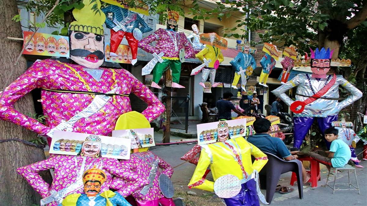 विजयादशमी पर आज इंदौर में सौ से अधिक स्थानों पर होगा रावण दहन - Ravana ...