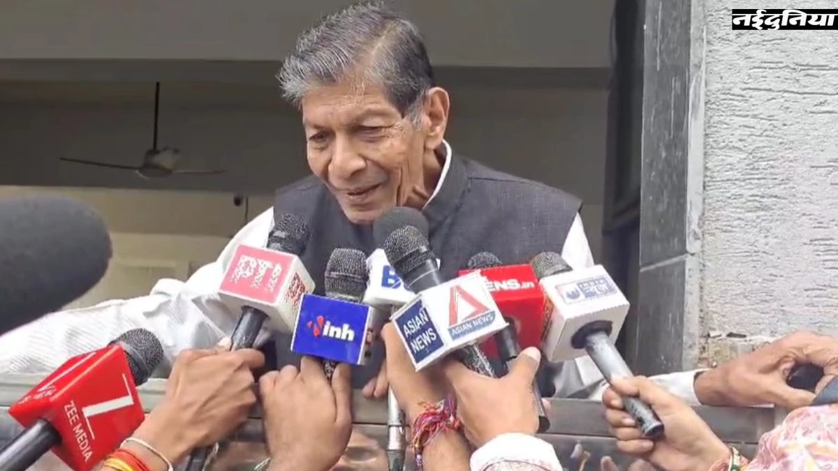 अपनी ही सरकार के खिलाफ कर रहे प्रदर्शन पूर्व गृहमंत्री ननकीराम कंवर, पुलिस ने घेराबंदी कर रोका
