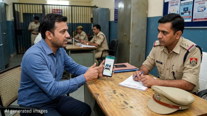 ग्वालियर में साइबर ठगी... पूर्व SP रियाज इकबाल का मोबाइल हैक कर 25 हजार ऐंठे