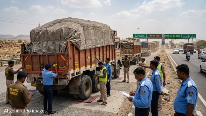 ग्वालियर में हाईवे पर ओवरलोड वाहनों का खेल: NHAI ने भेजी लिस्ट, RTO ने पलटकर पूछा- टोल पर आपने क्या की कार्रवाई?