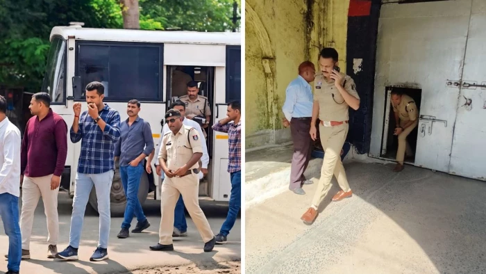रायपुर में कैदी को VIP ट्रीटमेंट, नशे की बरामदगी और मारपीट का वीडियो वायरल होने के बाद सेंट्रल जेल में 4 घंटे चला औचक निरीक्षण