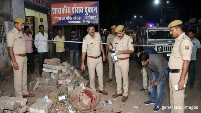 ग्वालियर में शराब के नशे में झगड़ा... पत्थर से कुचलकर किसान की हत्या, पुलिस ने 12 घंटे में आरोपी को दबोचा
