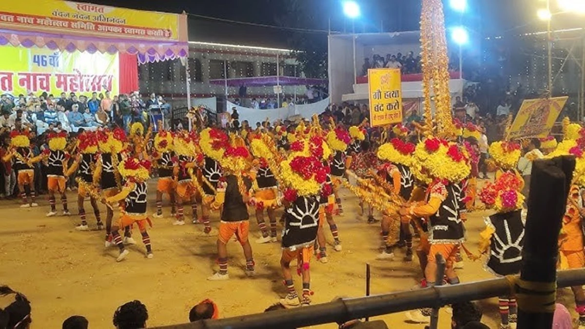 शास्त्री स्कूल मैदान में मनेगा 47वां राउत नाच महोत्सव,छत्तीसगढ़ की लोक विरासत का अनूठा उत्सव