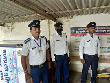 मध्यप्रदेश के सीधी जिले में बसपा ने खड़ी की खुद की पुलिस