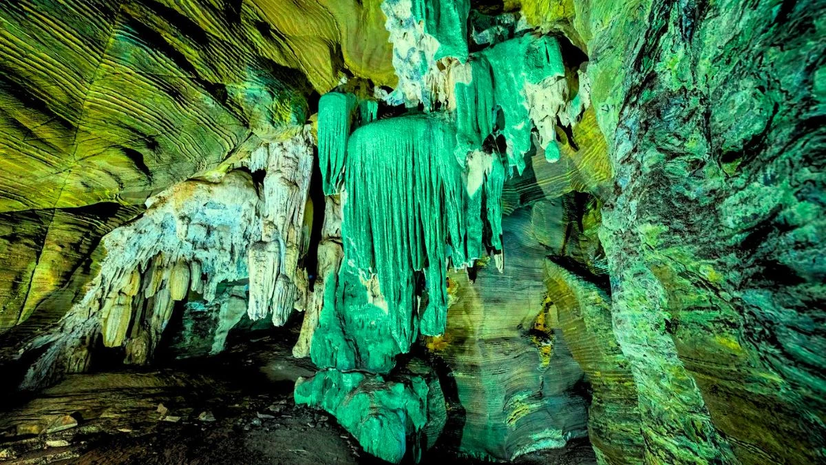 कांगेर घाटी में मिली अनोखी ‘Green Cave’, हरे रंग की विशेष आकृति बनी आकर्षण का केंद्र