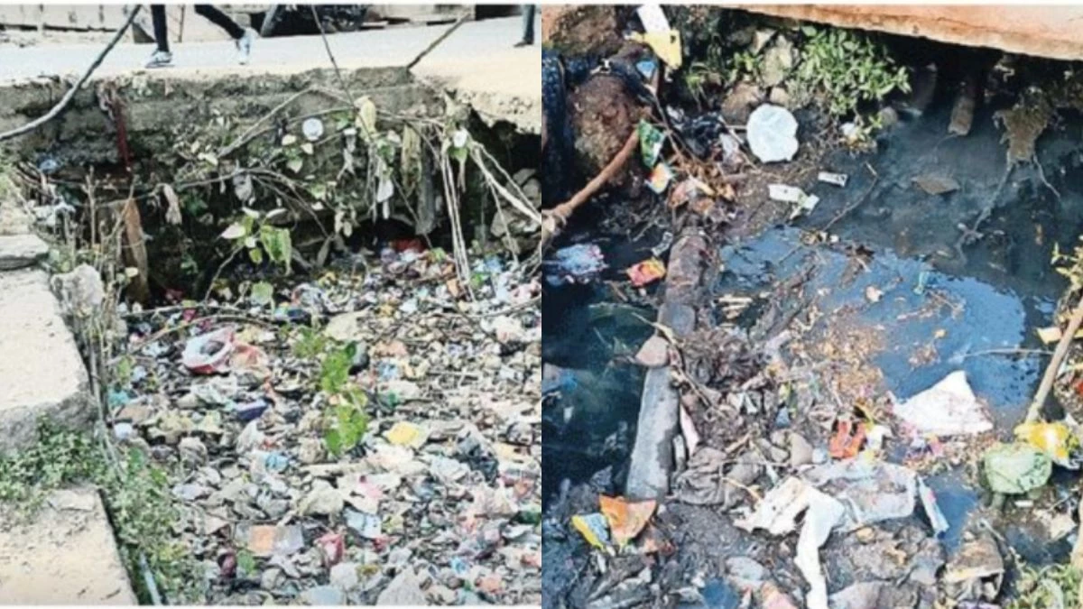 श्योपुर में भी हो सकते हैं इंदौर जैसे भयानक हालात, गंदे नालों से होकर घरों तक पहुंच रहा पीने का पानी