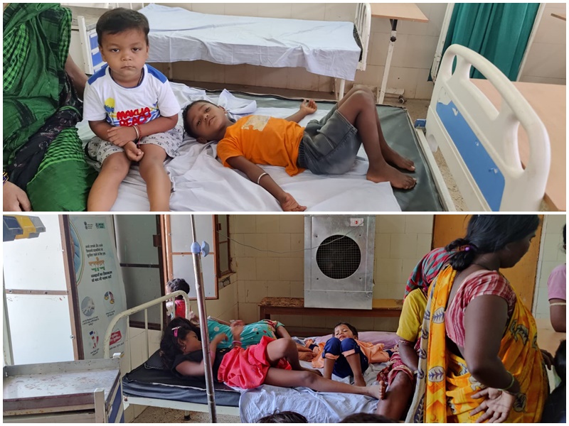 महासमुंद : आंगनबाड़ी केंद्र का खाना खाकर 16 बच्चे पड़े बीमार, सभी सामुदायिक स्वास्थ्य केंद्र में भर्ती