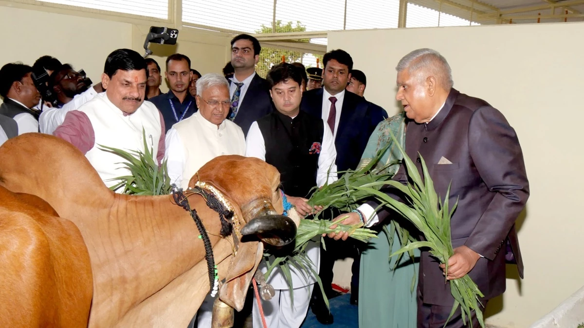 The path of developed India comes out of the farmer's field: Vice President Dhankhar