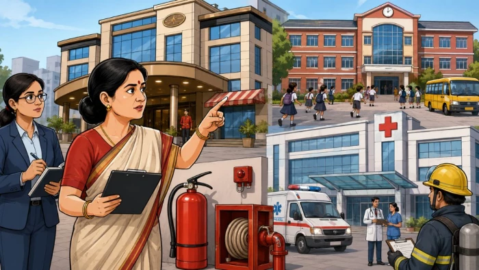 अग्नि सुरक्षा पर सख्ती: महापौर ने निगम आयुक्त को लिखा पत्र; भोपाल में होटल, स्कूल और अस्पतालों की होगी विशेष जांच