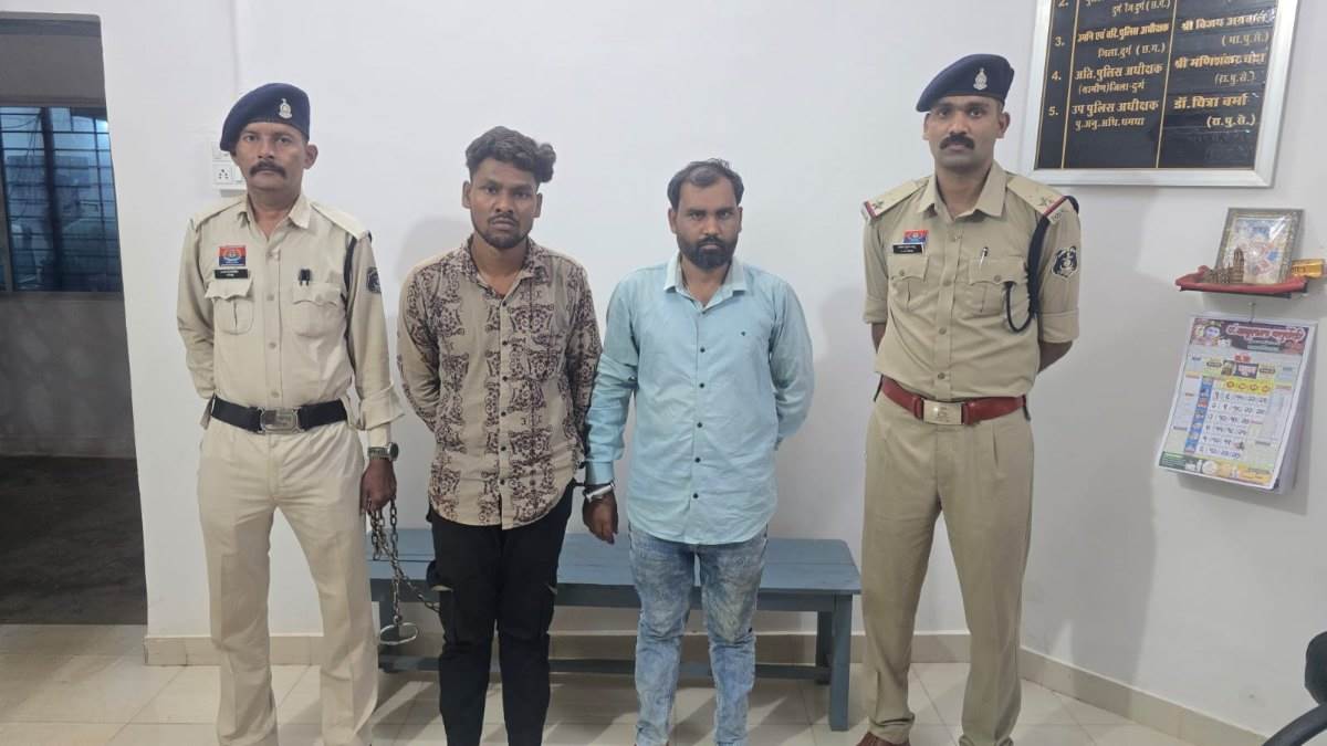 दुर्ग में महिलाओं को लोन दिलाने के नाम पर ₹1.11 करोड़ का गबन, दो आरोपी गिरफ्तार