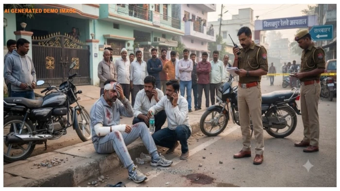 बिलासपुर में मॉर्निंग वॉक पर निकले प्रॉपर्टी डीलर पर नकाबपोशों का जानलेवा हमला; धारदार हथियार से किया लहूलुहान