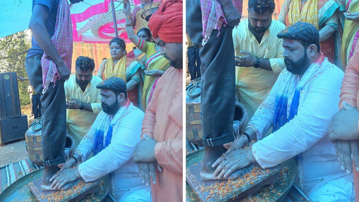 35 परिवारों की हिंदू धर्म में हुई वापसी, जूदेवजोबा आश्रम में 3100 पार्थिव शिवलिंग की पूजा के बाद हुआ कार्यक्रम