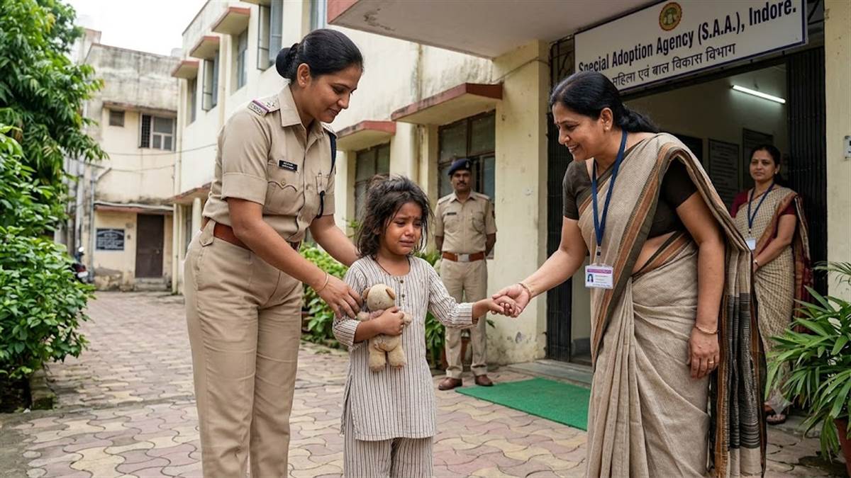 इंदौर के प्रेमाश्रय वृद्धाश्रम को खाली कराने पर मां से बिछड़े बच्चे को स्पेशल एडाप्शन एजेंसी को सौंपा