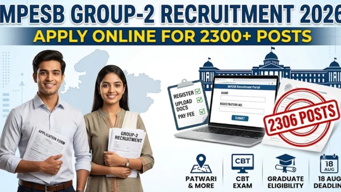 MP में 2306 सरकारी नौकरियों का सुनहरा मौका, पटवारी समेत 61 विभागों में भर्ती, ये है आवेदन की लास्ट डेट