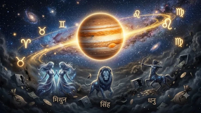 8 अक्टूबर को देवगुरु बृहस्पति बदलेंगे चाल! इस गोचर से इन 3 राशियों पर मंडराएगा आर्थिक संकट