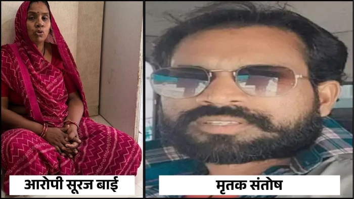 पत्नी ने की शराबी पति की हत्या, पहले हथौड़ी से सिर पर किए वार फिर दबाया गला, नशे में रोजाना करता था मारपीट