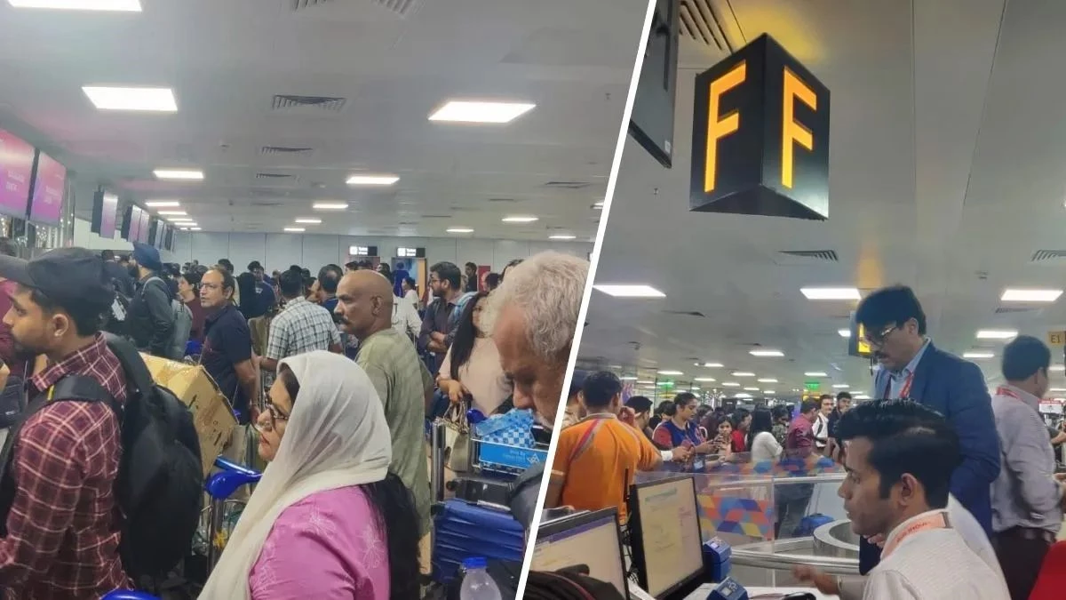 Air India का सर्वर पूरे देश में डाउन, दिल्ली IGI एयरपोर्ट पर भारी भीड़... मैनुअल चेक-इन के कारण पैसेंजर्स परेशान