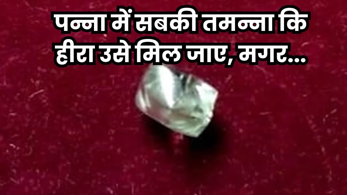Panna Diamond Mining: पन्ना में खदान तो कई के पास, पर हीरा हर किसी के हाथ नहीं लगता