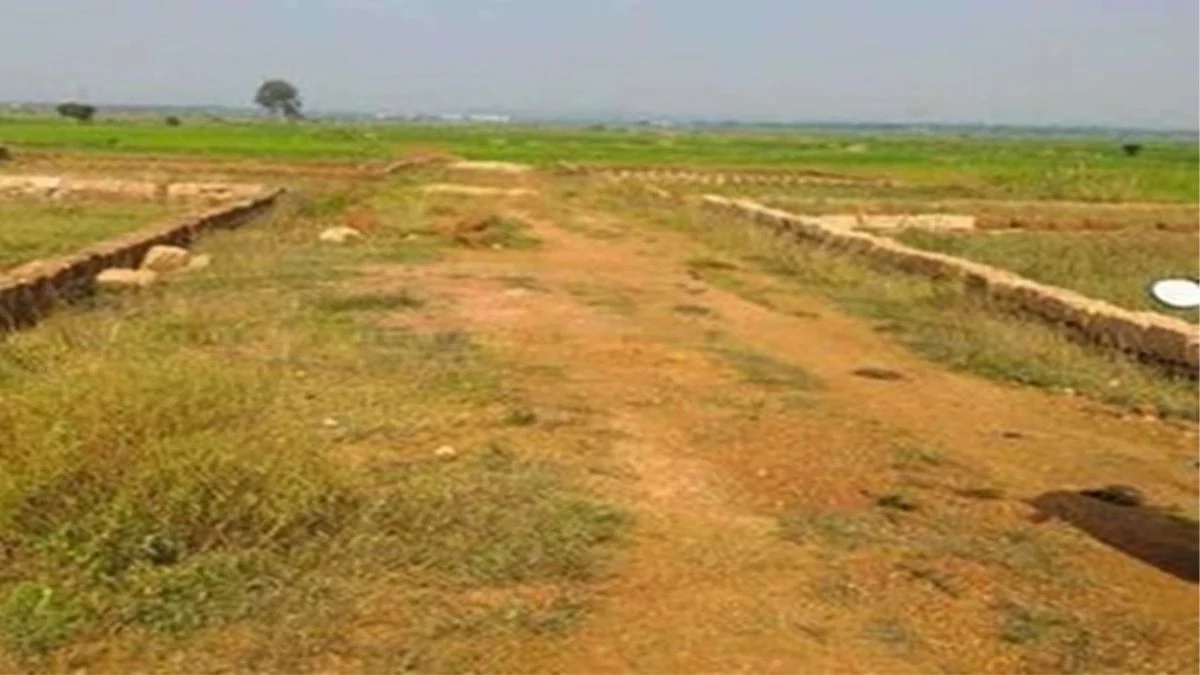 धमतरी में पांच डिसमिल से कम कृषि भूमि की रजिस्ट्री पर लगी रोक के खिलाफ बीन बजाकर प्रदर्शन