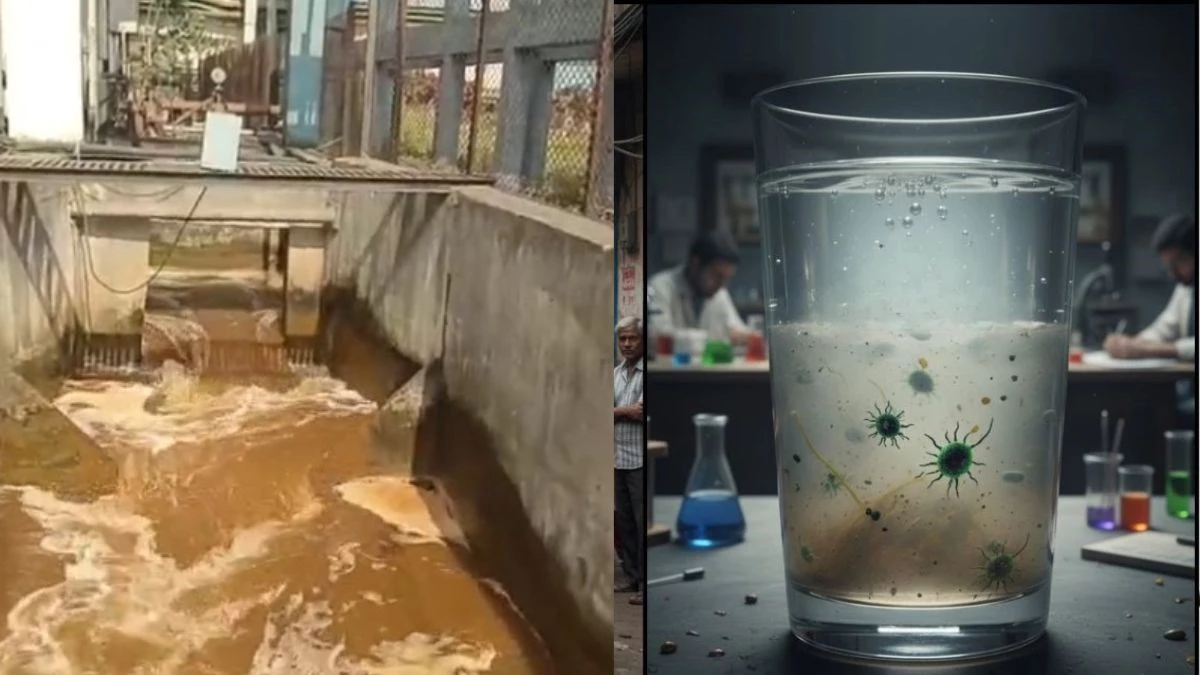 खारून नदी में गिर रहा उद्योगों का गंदा पानी, बीरगांव की जल आपूर्ति पर मंडराया खतरा