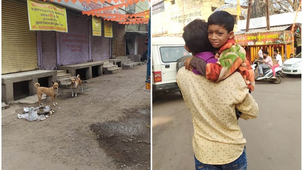 Dog Attack in Bhilai मां की उंगली पकड़ घर जा रहे बच्‍चे पर टूट पड़ा