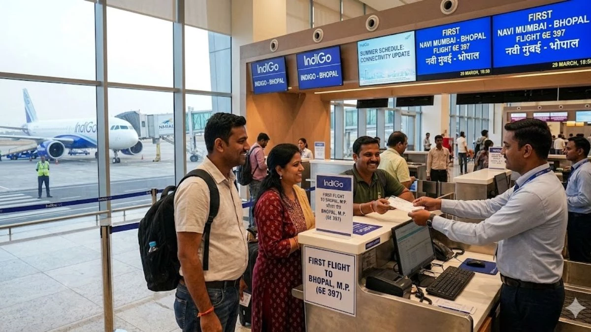 29 मार्च से भोपाल एयर कनेक्टिविटी में बदलाव, नवीं मुंबई की नई फ्लाइट शुरू, गोवा और अहमदाबाद की उड़ानों में कटौती