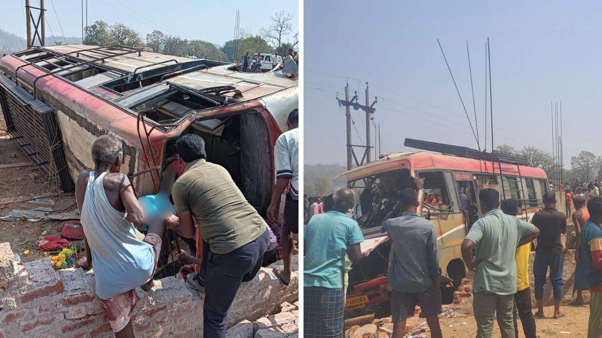 Bus Accident: जशपुरनगर में तेज रफ्तार बस पलटी, पांच यात्रियों की मौके पर मौत, दो दर्जन घायल... मचा हड़कंप