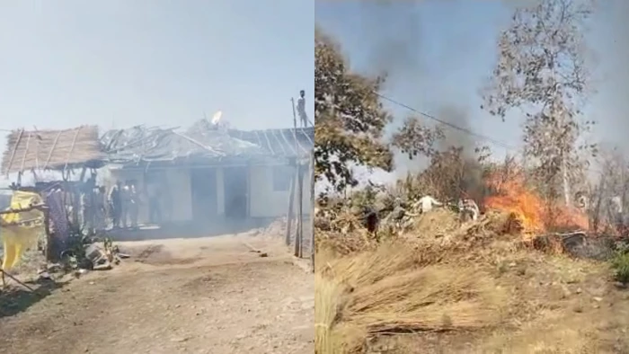 सीहोर में दहला देने वाला डबल मर्डर, भतीजे-भतीजी की हत्या से भड़के ग्रामीण; आरोपी का घर फूंका