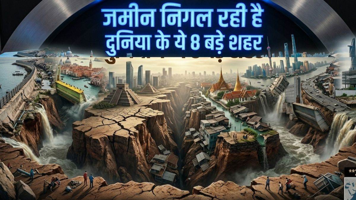 दुनिया के 8 बड़े शहर जो धीरे-धीरे धंस रहे हैं जमीन में, लिस्ट में पड़ोसियों के नाम भी शामिल