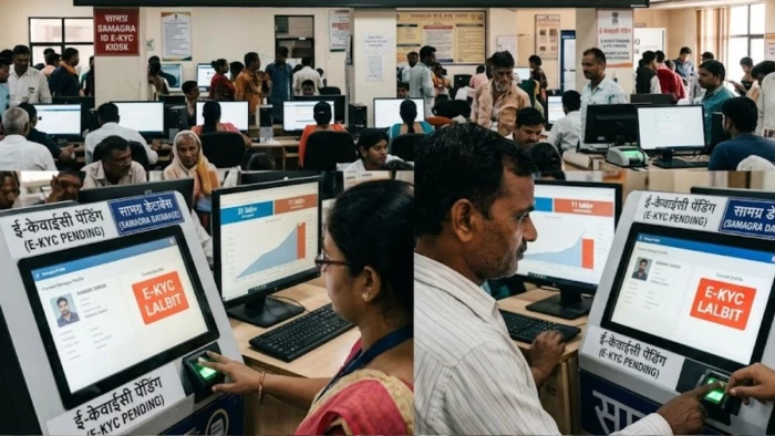 एक नाम, तीन आईडी... समग्र डेटाबेस की पड़ताल में बड़ा खुलासा, भोपाल में 11 लाख से ज्यादा लोगों की e-KYC पेंडिंग