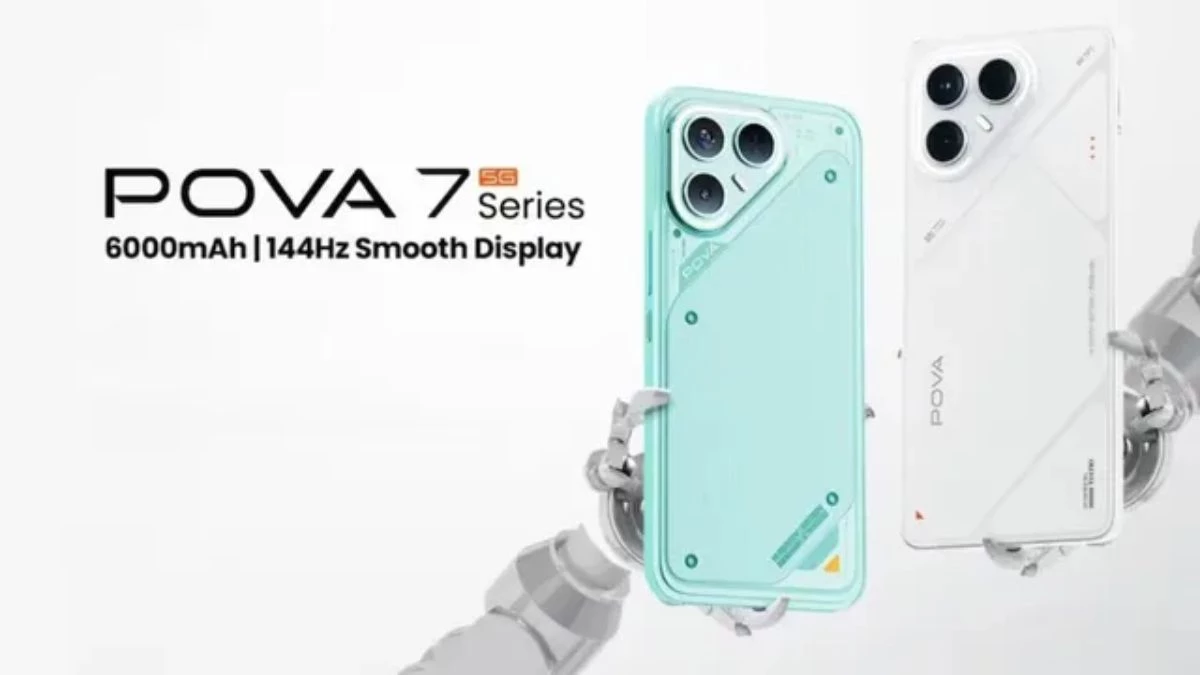 Tecno Pova 7 5G Series में भारत में लॉन्च, 6000mAh बैटरी और AI फीचर्स समेत मिलेंगे ये दमदाम फीचर्स