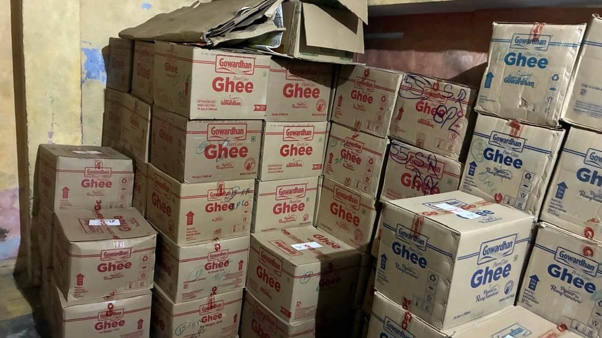भोपाल में खाद्य विभाग की बड़ी कार्रवाई, मिलावट की आशंका के चलते 12 लाख का घी जब्त, नमूने जांच के लिए भेजे